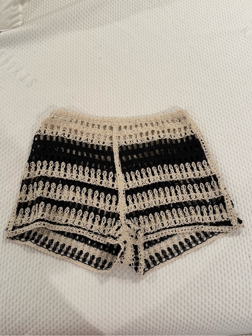 Zara Crochet Swim Coverup Shorts